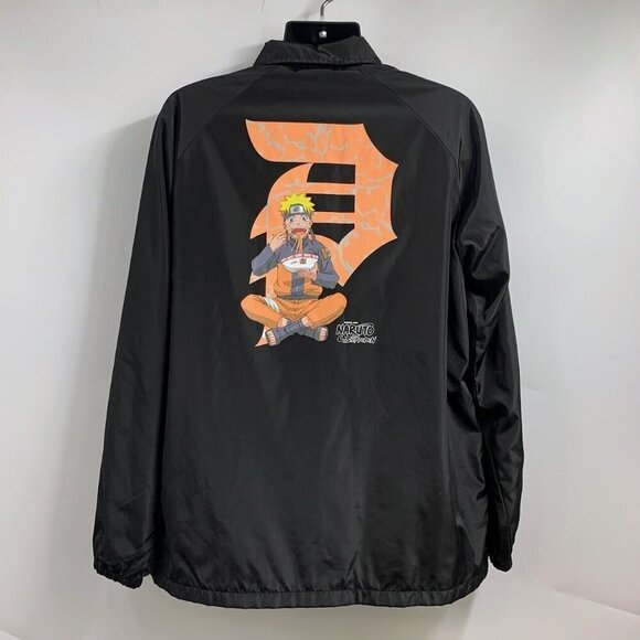 Primitive x Naruto Men's Shippuden Coaches Snap Jacket Size L - Picture 2 of 14